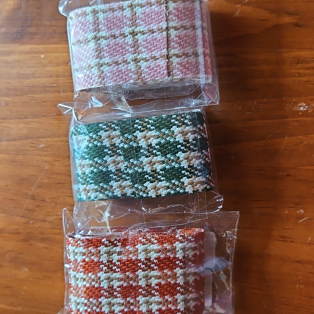 Plaid Ribbon - Bundle Of 3